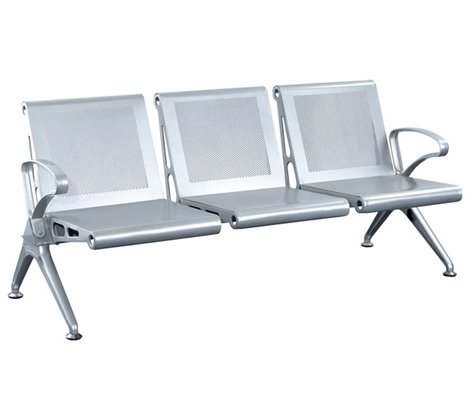 3 Seater White With Handle Chair